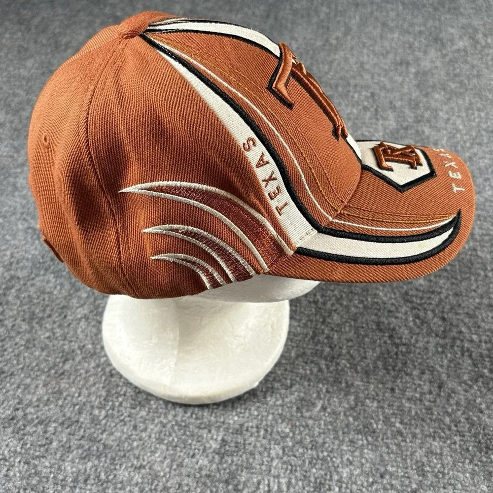 Vintage Texas Longhorns TX Ball Cap Hat Orange‎ Y2K Streetwear NCAA Athletic